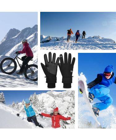 Yobenki Waterproof Winter Gloves | Windproof Touchscreen Ski Gloves for Men & Women | Breathable Running & Skiing Gloves - Buy Online on SooperMarket.com