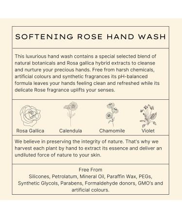 Jurlique Rose Hand Wash - Nourishing Natural Cleanser for Soft Hands | International Shipping Available - Buy Online on SooperMarket.com