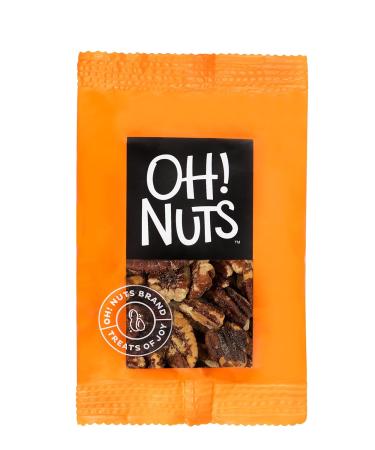 Oh! Nuts Snack Packs - All Natural Keto Snack - Assorted Box of 12 Individual Bags (Roasted Salted Pecans) - Buy Online on SooperMarket.com
