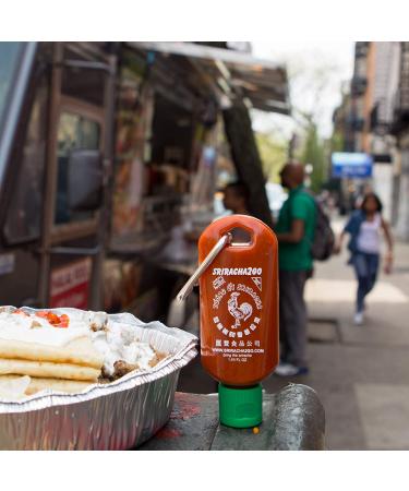 Sriracha Keychain Gift Pack - 9oz Sriracha + 1oz & 1.7oz Keychains | Spicy Hot Sauce on-the-go - Buy Online on SooperMarket.com