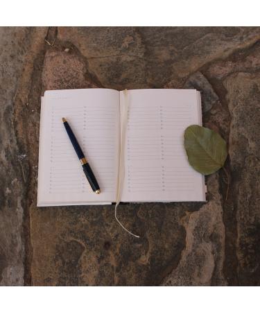 DeKulture Head of Nefertiti Daily Planner - 176 Pages (125gsm) Genuine Leather Spine Eco-Friendly Paper - Luxury Gift for Men & Women - Buy Online on SooperMarket.com