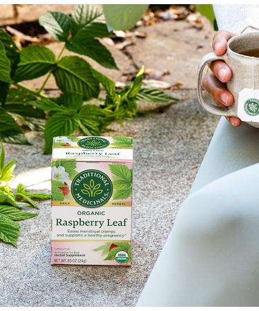 Traditional Medicinals Organic Raspberry Leaf Tea - 32 Tea Bags (Pack of 2) - Buy Online on SooperMarket.com