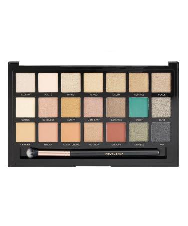 Profusion Cosmetics 21-Color Eyeshadow Palette - Multicolored 1 Piece - International Shipping Available - Buy Online on SooperMarket.com