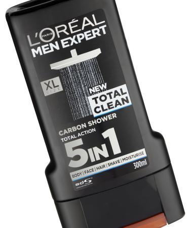 L'Oreal Men Expert Total Clean Shower Gel 300ml - Buy Online on SooperMarket.com