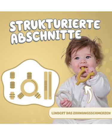 Buy Baby Nom Bite Ring - BPA-Free Cooling Dental Aid & Gripping Toy for Teething Babies - Buy Online on SooperMarket.com