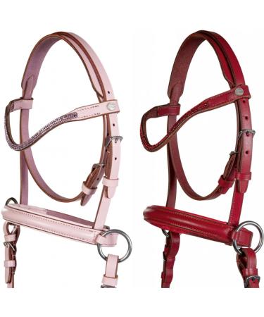 HKM 13046 Bitless bridle -Funny Horses 2- for wooden horses red Mini Shetty Mini Shetty red
