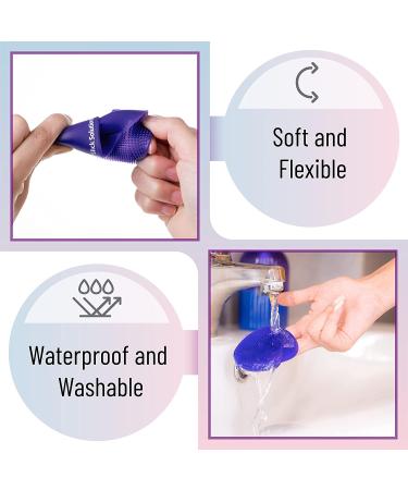 Slick Silicone Facial Cleansing Brush 4 Pack - Face Scrubber Exfoliator | Face Wash Brush for Gentle Exfoliation - Buy Online on SooperMarket.com
