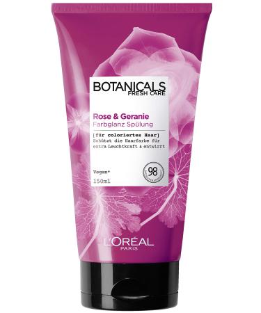L'Or al Paris Botanicals Fresh Care Rose and Geranium Colour Shine Conditioner 1 pack (1 x 150 ml)
