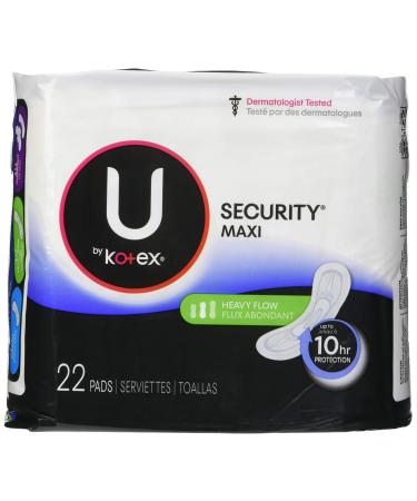 Kimberly-Clark 03906 Feminine Care U by Kotex Maxi Pad Premium Long Super (Pack of 176)