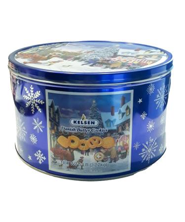 Kelsen Danish Butter Cookies - 80 Oz 5 Pound (Pack of 1)