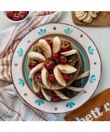 Bett'r Pancake Mix - Organic Vegan Gluten-Free Baking Mix | 6 x 400g | 25 Delicious Pancakes - Buy Online on SooperMarket.com