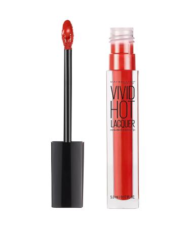 Maybelline New York Vivid Hot Lacquer Lip Gloss - So Hot 0.17 oz | Buy Online International Shipping Available - Buy Online on SooperMarket.com