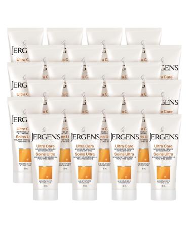 Jergens Ultra Care Moisturizer & Body Lotion Travel Size Multi Pack for Dry Skin (30 ML X 24 CT.) Warm 30 ml (Pack of 24)