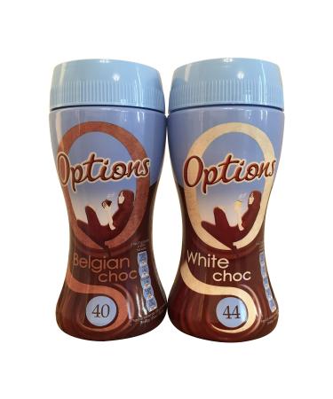 Options Hot Chocolate Double Variety Bundle Set! Belgian Chocolate and White Chocolate! Hot Chocolate Lovers Delight!