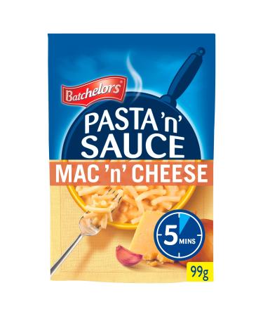 Batchelors Pasta 'n' Sauce Mac 'n' Cheese Flavour Instant Snack 99 g Packet (Pack of 1) Cheese Macaroni 99g