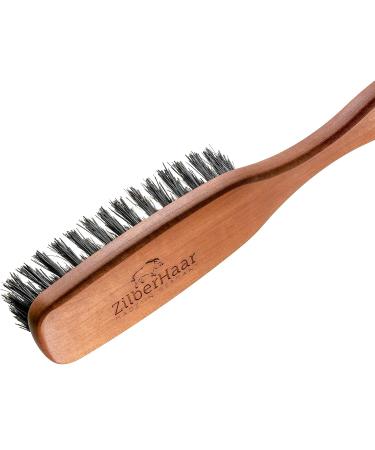 ZilberHaar Long Hair & Beard Brush - Soft 2nd Cut Boar Bristles & Pearwood - Ideal Beard Care for Men - 8.6 Inches - Buy Online on SooperMarket.com