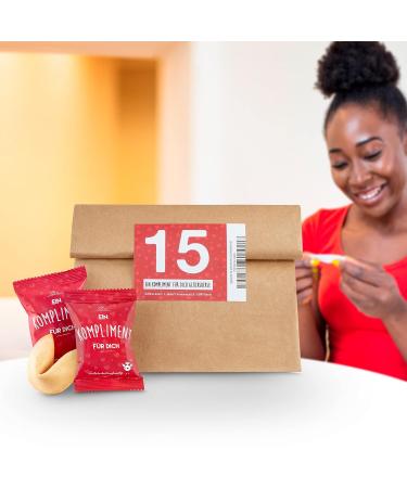 Happiness Cookies - 15 Lucky Compliment Cookies for Birthdays Weddings and Everyday Joy | Perfect Gift for Mom & Advent Calendar Filling - Buy Online on SooperMarket.com