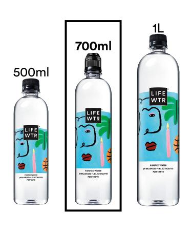 LIFEWTR Premium Purified Water 700 mL - pH Balanced with Electrolytes - Flip Cap Bottle - Buy Online on SooperMarket.com