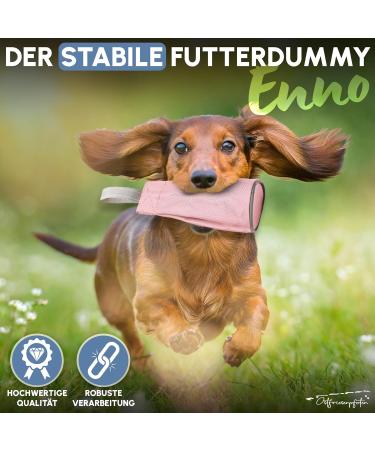 Ostfriesenpfoten Durable Dog Food Bag Enno - Washable No Metal Eyelets Old Pink Size S | Perfect for All Breeds | Includes Agility Training eBook - Buy Online on SooperMarket.com