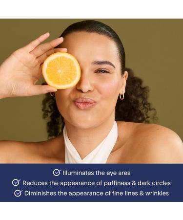 Marcelle Vitamin C + Peptide Brightening & Smoothing Eye Care Cream Vegan Cruelty-Free Hypoallergenic Non-Comedogenic Paraben-Free Fragrance-Free 15 mL - Buy Online on SooperMarket.com