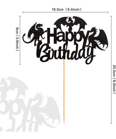 Dragon Theme Cupcake Toppers - Realistic Mythical Cake Decorations for Birthday Weddings & Parties - Buy Online on SooperMarket.com