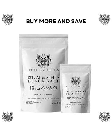 Black Salt for Protection Rituals - 2 oz Bag | Wiccan & Witchcraft Supplies - Buy Online on SooperMarket.com
