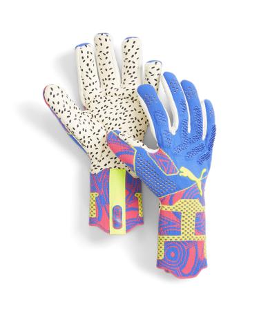 PUMA Future Ultimate Energy Nc Goalkeeper Gloves 10.5 Ultra Blue-Yellow Alert-Luminous Pink