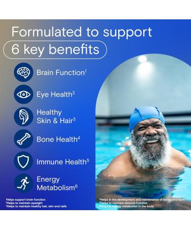 One A Day Men 50 Plus Multivitamin Gummies- Advanced Multivitamin Gummy with Brain Function & Immunity Support Formulated with Vitamins & Minerals for Men 50+ 130 Gummies - Buy Online on SooperMarket.com