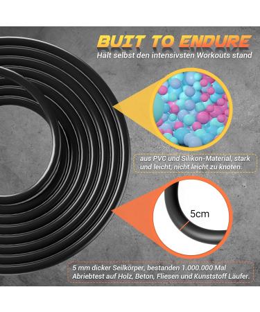 Adjustable PVC Jump Rope for Speed Skipping | 3m Lightweight Fitness Rope for Adults & Kids | Includes Training Poster & Non-Slip Grip - Buy Online on SooperMarket.com