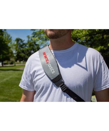 Disc Golf Slinger Bag | Holds 6-12 Discs | Multiple Colors - Black - Buy Online on SooperMarket.com