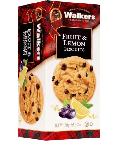 Walkers Fruit and Lemon Biscuits 150 Gram - Buy Online on SooperMarket.com