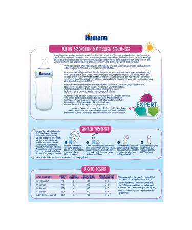 Humana HN Expert 300g | Special Dietary Food for Infants with Diarrhea | Supports Stool Normalization with Banana Flavor - Buy Online on SooperMarket.com