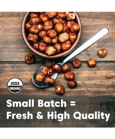 Wilderness Poets Organic Chocolate Hazelnut Butter | 100% Organic No Palm Oil | 8 oz Glass Jar - 70% Hazelnuts 30% Dark Chocolate - Buy Online on SooperMarket.com