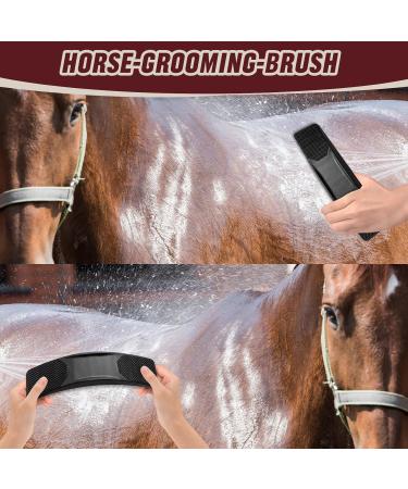 Tuofang 6-in-1 Multifunctional Horse Brush & Massage Comb for Effective Grooming - Black - Buy Online on SooperMarket.com