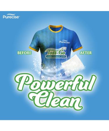 Eco-Friendly Toss & Go Laundry Detergent Sheets Lightweight Travel-Friendly Powerful Cleaning for 60 Loads (Pack of 6 - Buy Online on SooperMarket.com