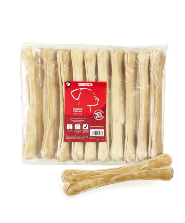 Classic Pet Products Rawhide Pressed Knuckle Bone for Dogs 265 mm Pack of 10