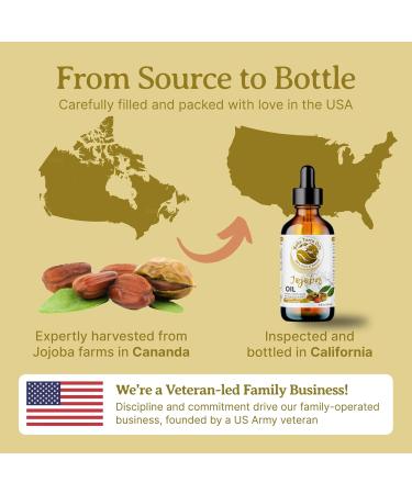 Buy Bella Terra Organic Jojoba Oil 4oz - Cold-Pressed Non-Comedogenic Enriched with Vitamin C & E for Perfect Skin - International Shipping Available - Buy Online on SooperMarket.com