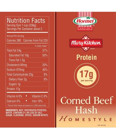 Mary Kitchen Corned Beef Hash 14 oz (8 Pack) - Canned Corned Beef for Delicious Meals - Buy Online on SooperMarket.com