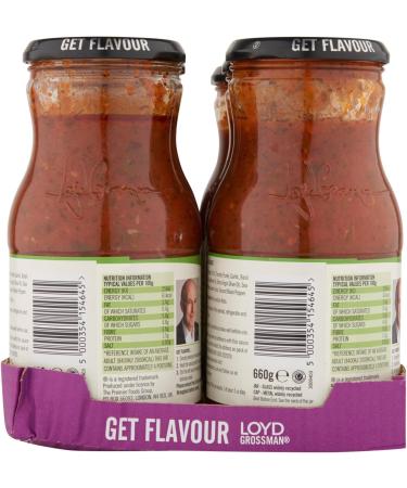 Loyd Grossman Tomato and Basil Cooking Sauce 660g Jar - Authentic Italian Flavors - Buy Online on SooperMarket.com