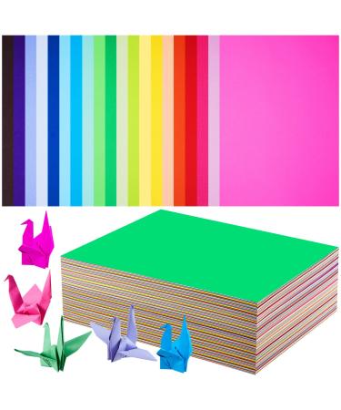 500 Sheets Construction Paper Assorted Colors Bulk School Supplies 9 x 12 Inches Art Lightweight Paper Classic Paper Craft for Kids Adults Holiday Drawing  20 Colors