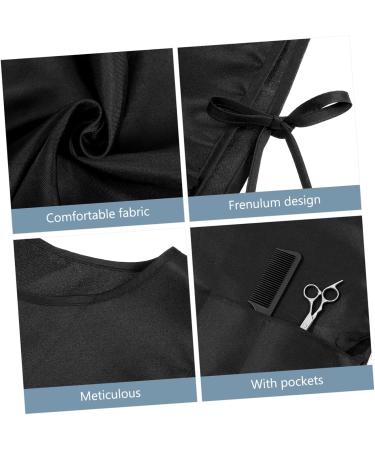Warmhm Cobbler Apron: Cobbler Smock Bib Apron 2 Pockets - Unisex Cooking Kitchen Aprons - Drawing Apron - Barber Hair Cutting Apron - Paint Apron for Chef Bbq Women Men - Buy Online on SooperMarket.com