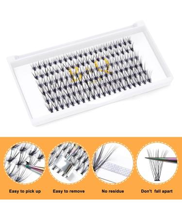 20D 0.07D 16mm Cluster Lashes - 120 Pcs Individual C D Curl B&Q LASH DIY Eyelash Extensions at Home - Individual Eyelashes - 10D to 20D - B&Q LASH - Buy Online on SooperMarket.com