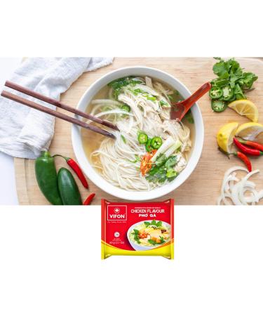 Vifon Vietnamese Style Instant Rice Noodles Chicken Flavour Pho Ga 60g (Pack of 30) 1 Case - Buy Online on SooperMarket.com