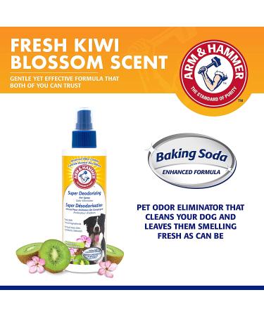 Arm & Hammer Super Deodorizing Spray for Dogs - Fresh Kiwi Blossom Scent - 6.7 oz | Odor Eliminator for All Dogs & Puppies - Buy Online on SooperMarket.com