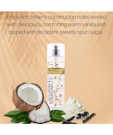 Vitabath Fragrance Mist Heavenly Coconut Creme 8 Fluid Ounce Heavenly Coconut Creme 8 Fl Oz (Pack of 1) - Buy Online on SooperMarket.com