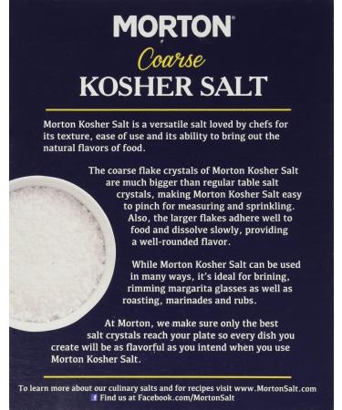 Morton Salt Kosher Salt 3 lbs - Pack of 2 | Premium Quality Salt - Buy Online on SooperMarket.com
