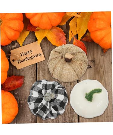 SWOOMEY 12pcs Artificial Pumpkin Harvest Festival Decor Party Pumpkin Ornament Lifelike Pumpkin Small Fake Pumpkin Photo Props Mini Pumpkin Figurine Foam Halloween Ornaments - Buy Online on SooperMarket.com