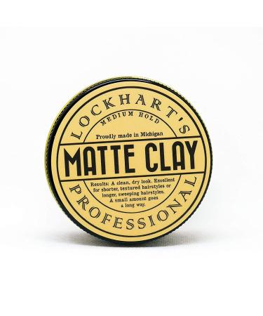 Lockhart's Professional Matte Clay - Medium/Firm Hold with Matte Shine (3.7 oz) - Buy Online on SooperMarket.com
