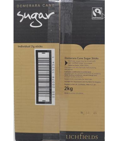 1000 Demerara Sugar Individual Stick Sachets - Buy Online on SooperMarket.com
