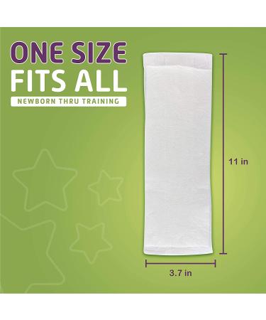 Dimples Booster Pads 90 Count - Diaper Doubler with Adhesive for Ultimate Absorbency - 1 Size Fits All Diapers - No More Leaks! - Buy Online on SooperMarket.com